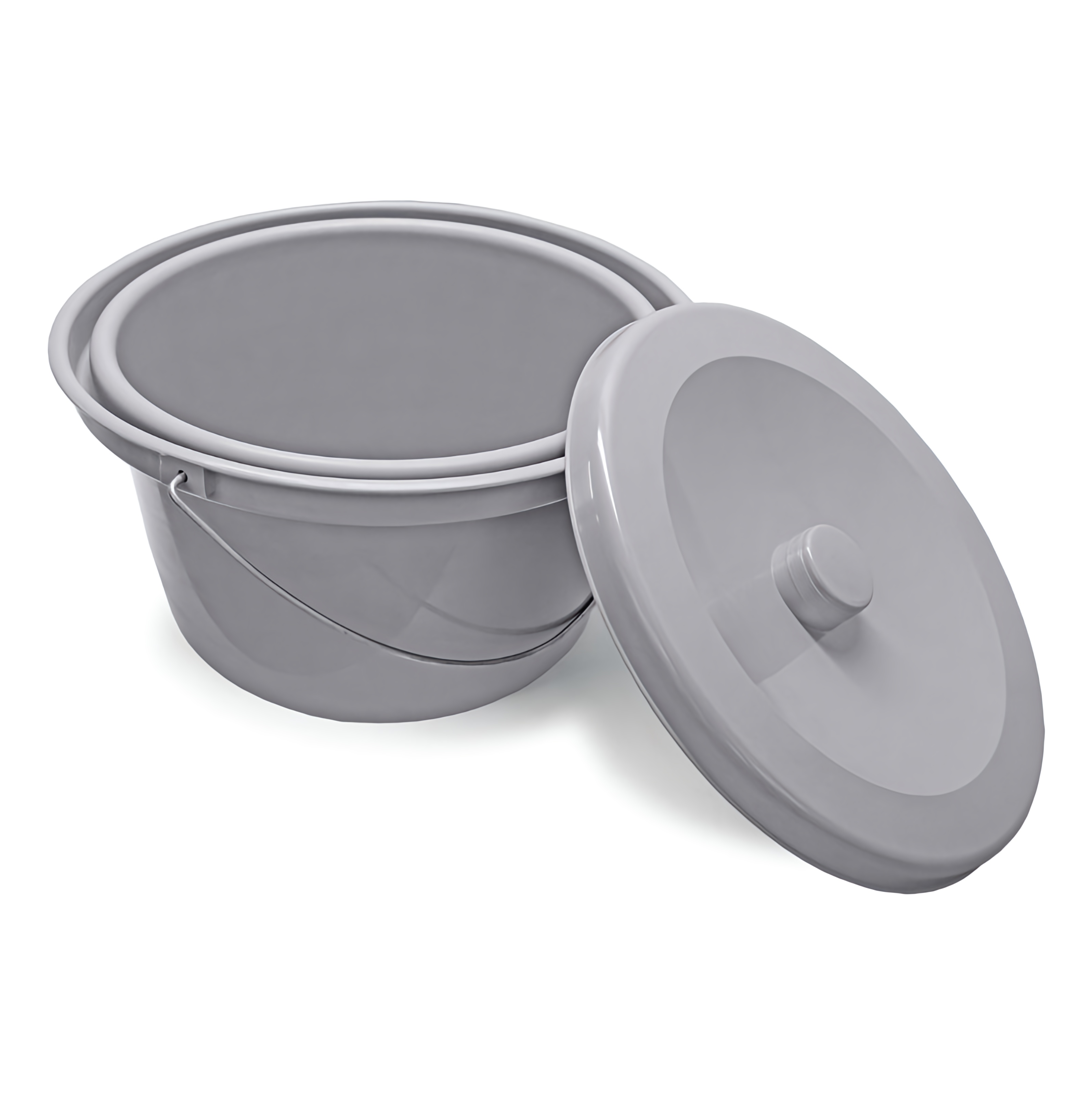 Plastic Commode with cover