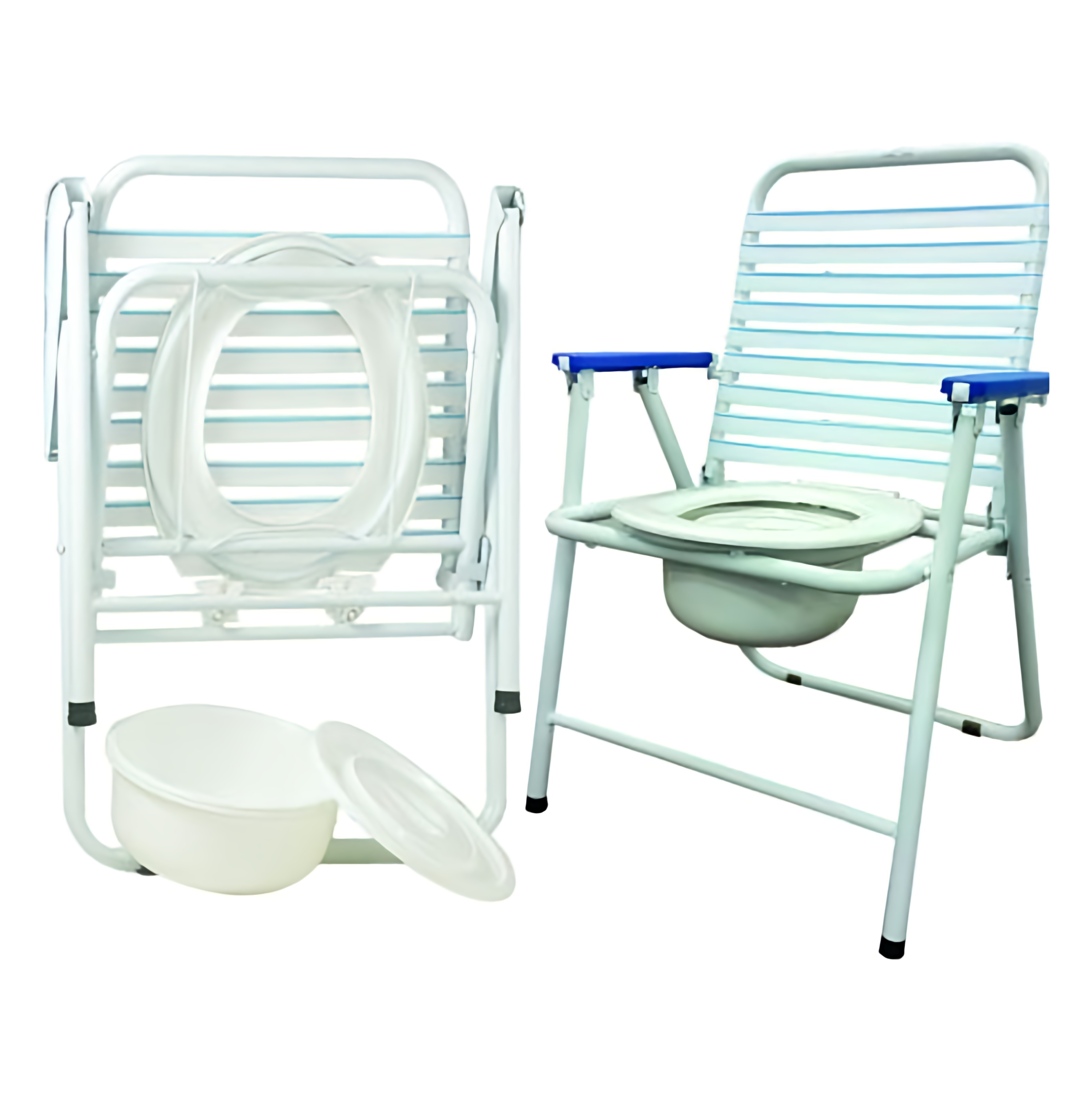 Commode Chair | Fixed | Expoxy        | Steel Frame 