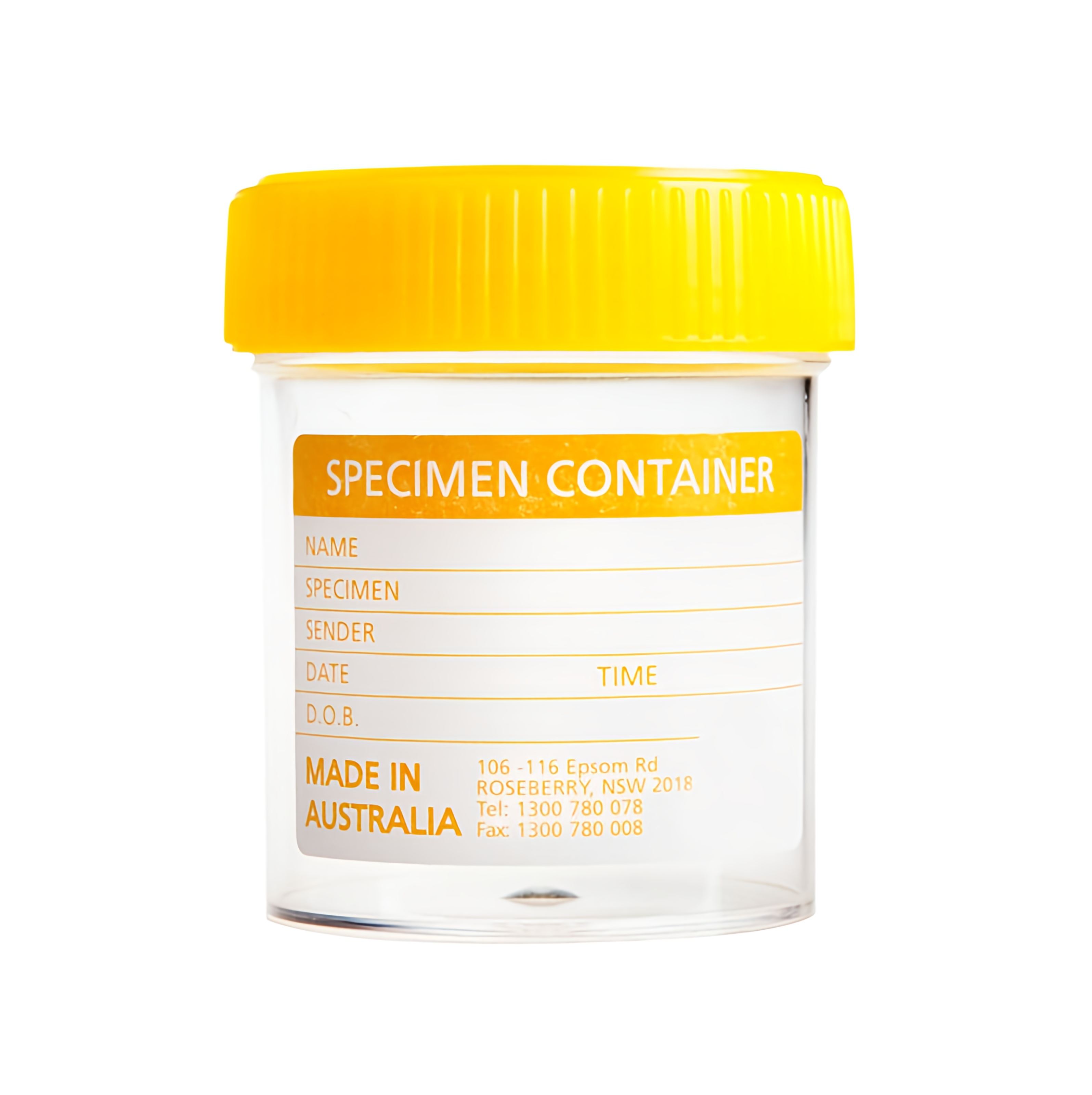 Urine Container | Yellow | 60ml