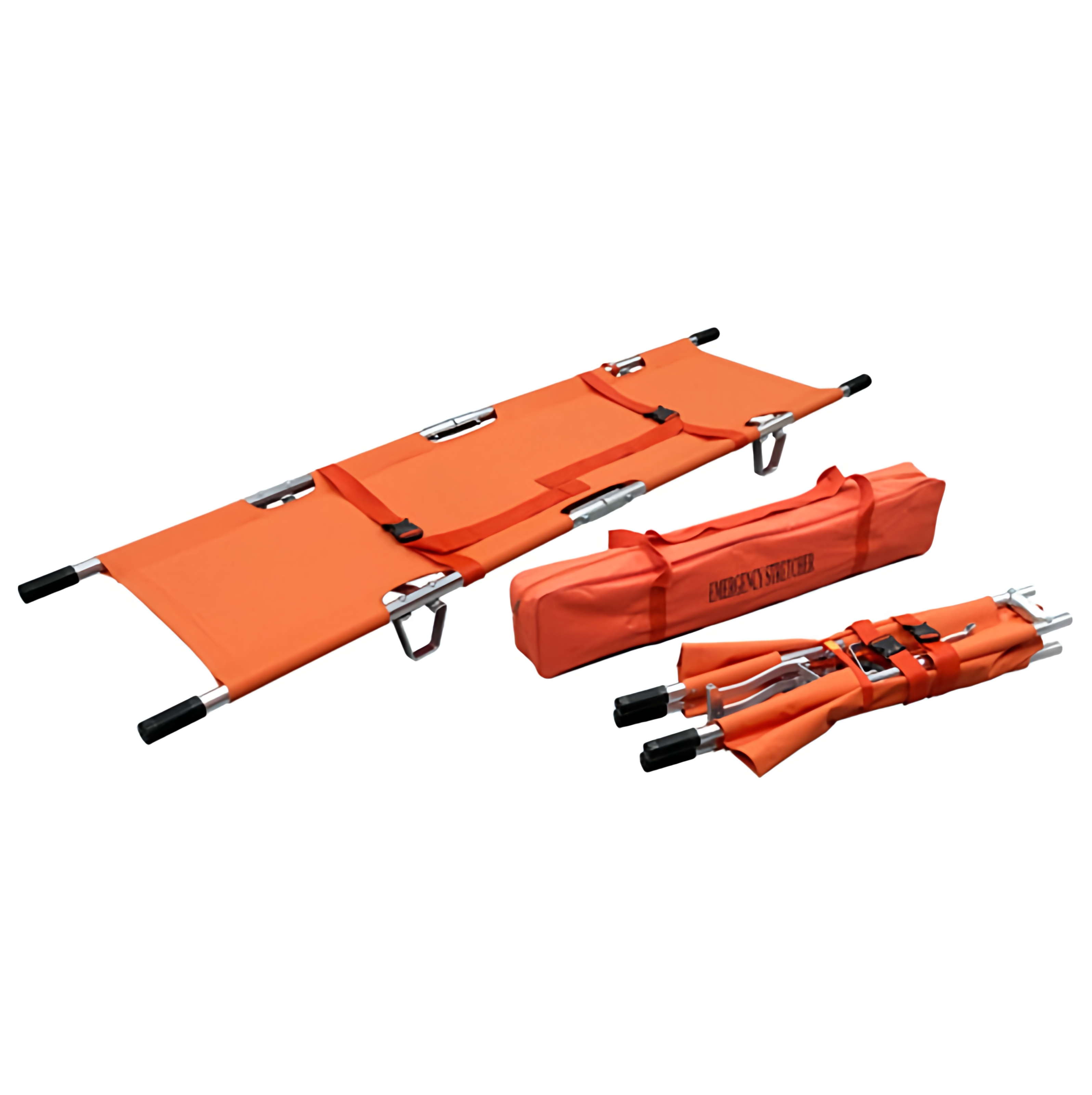 Stretcher | Aluminium | Double Fold | Orange