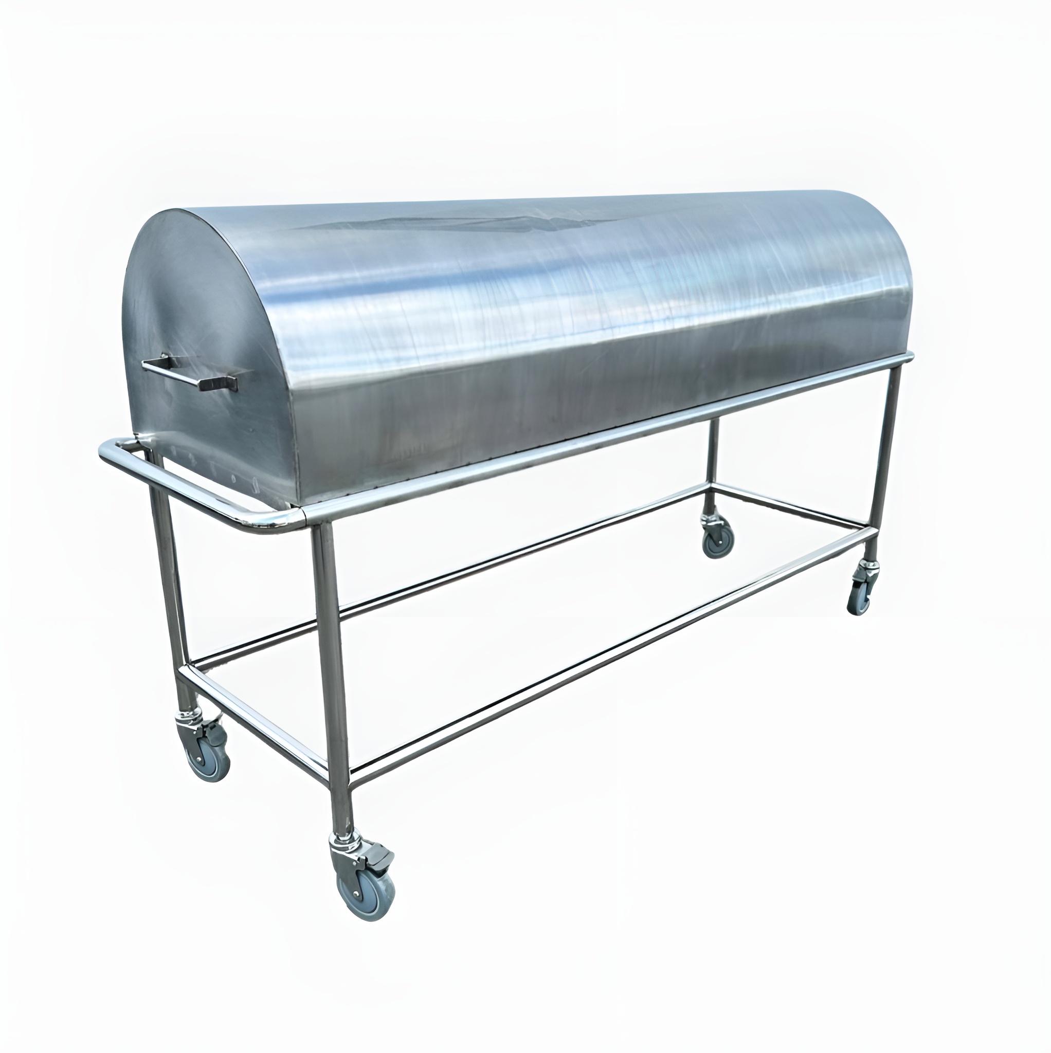 Cadaver Trolley With Lid | Stainless Steel 
