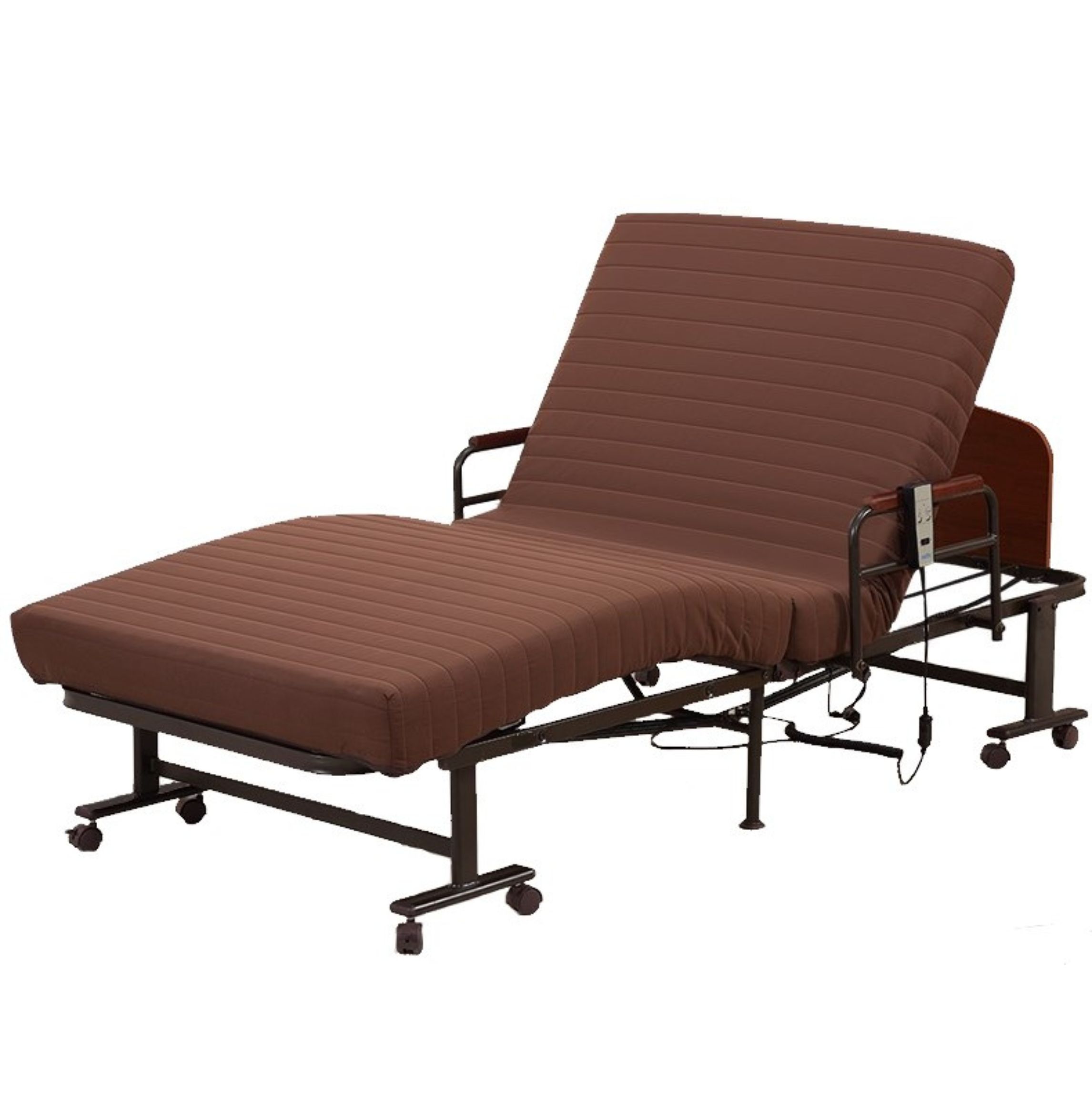 Hospital/Homecare Bed | Foldable | Electrical | Portable | Single Crank Function