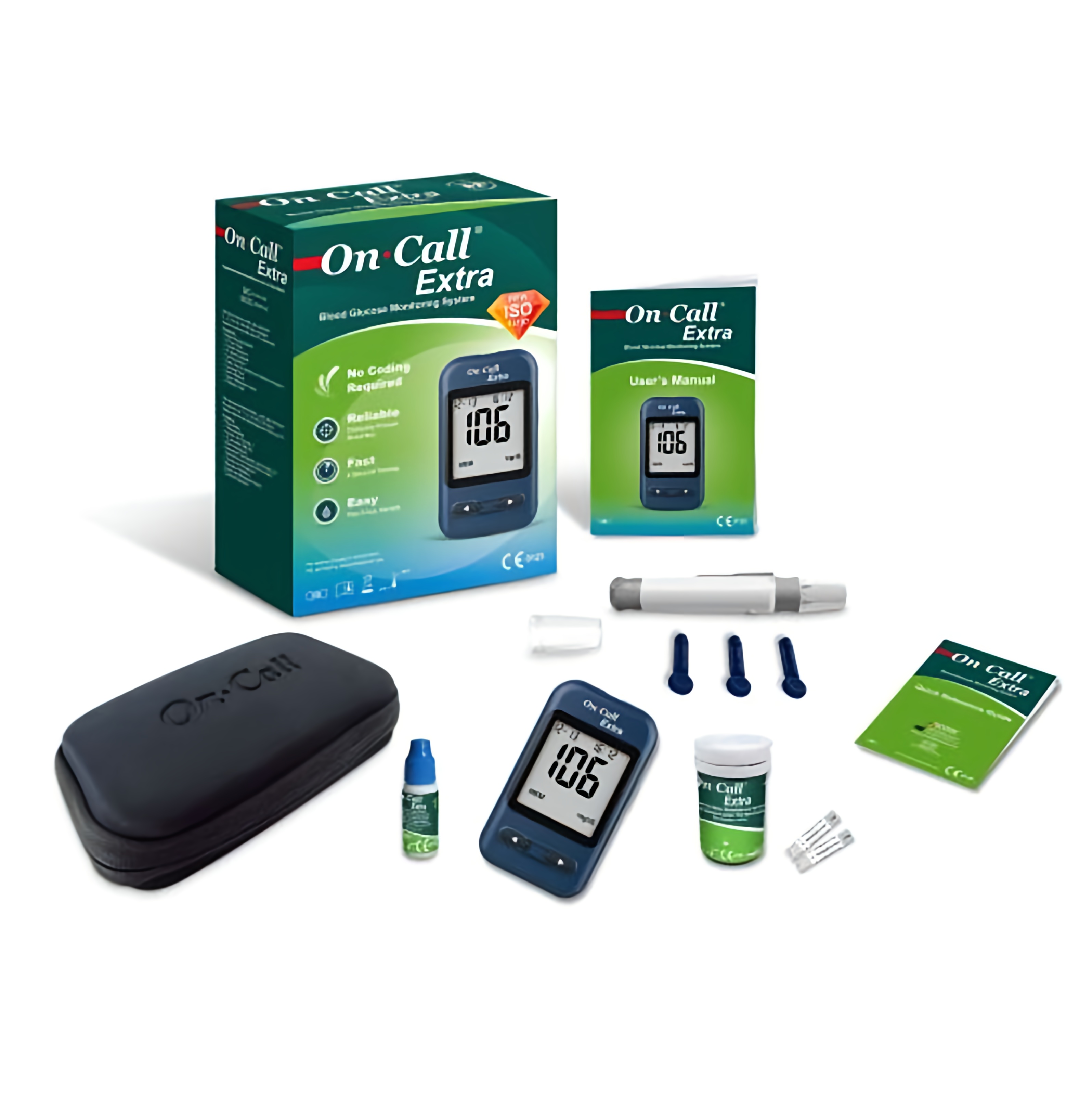 Blood Glucometer | Starter Kit | On Call Extra | Complete Set