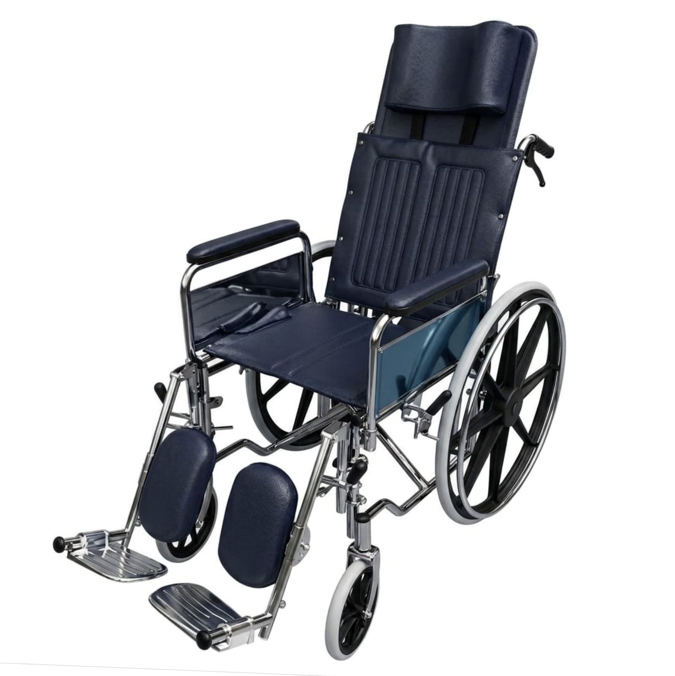 Heavy-Duty Reclining Wheelchair Detachable Headrest/Armrest/Foot Rest| Seat Width : 41CM