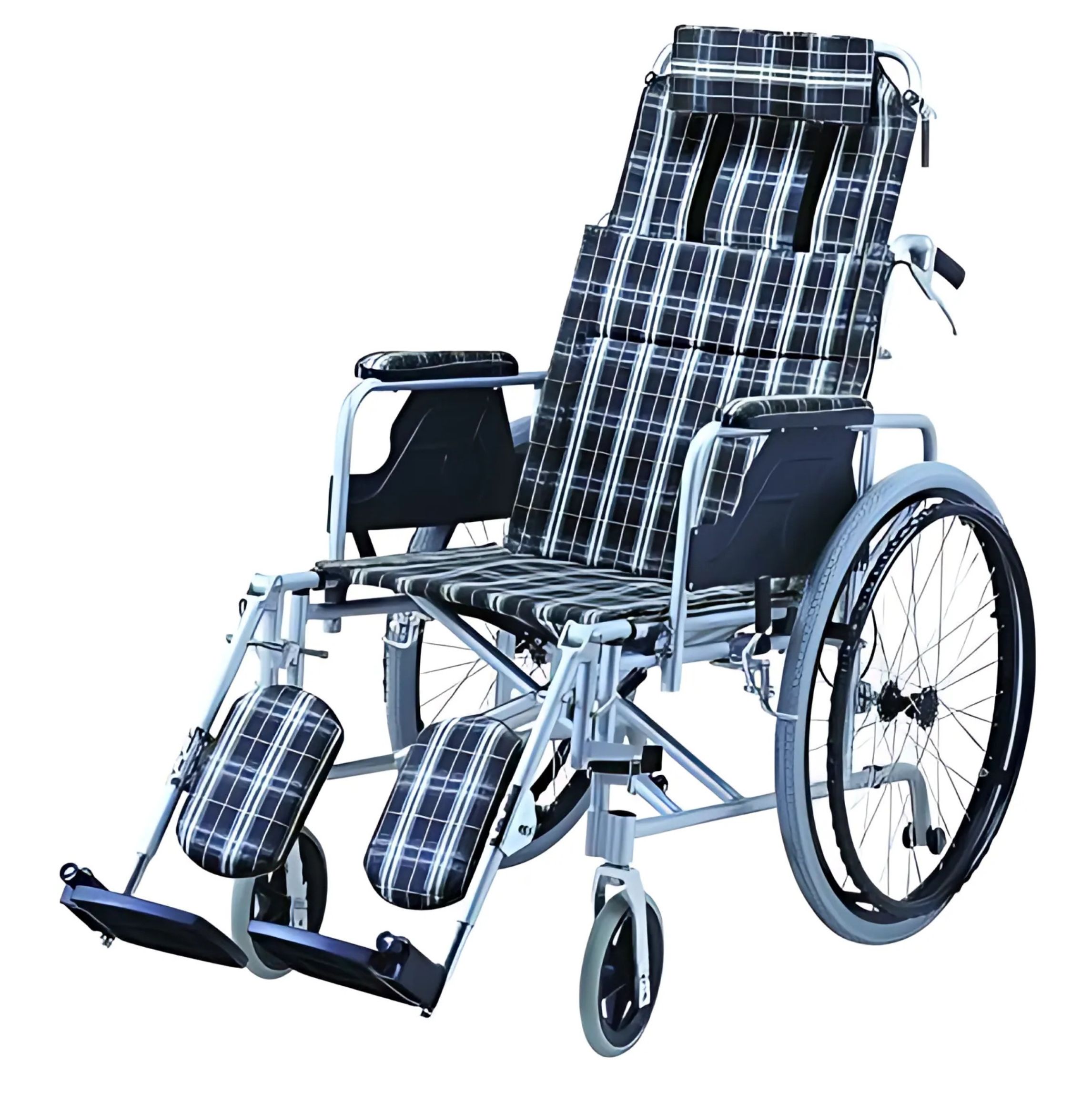 Light Weight Reclining Wheelchair Detachable Headrest/Armrest/Foot Rest| Seat Width : 46CM