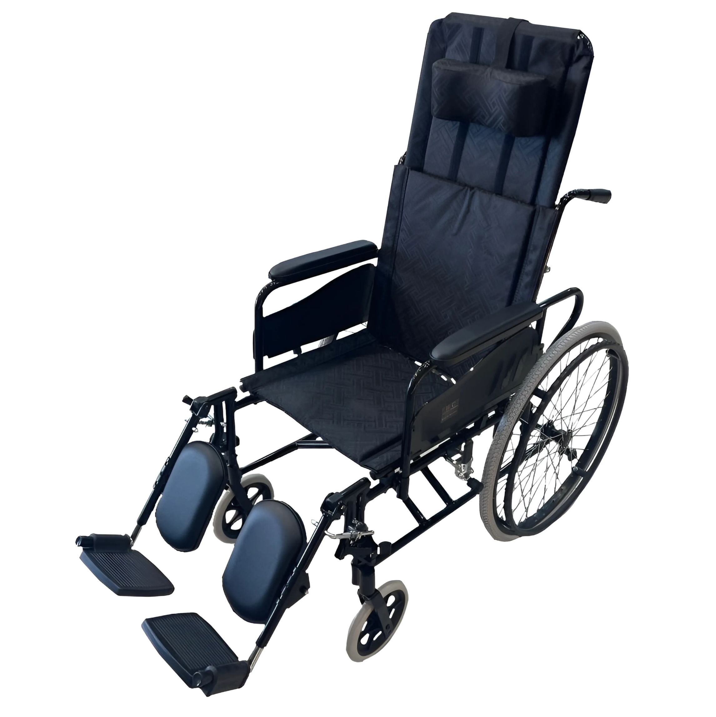 Lightweight Reclining Wheelchair Detachable Headrest/Armrest/Foot Rest| Seat Width : 46CM