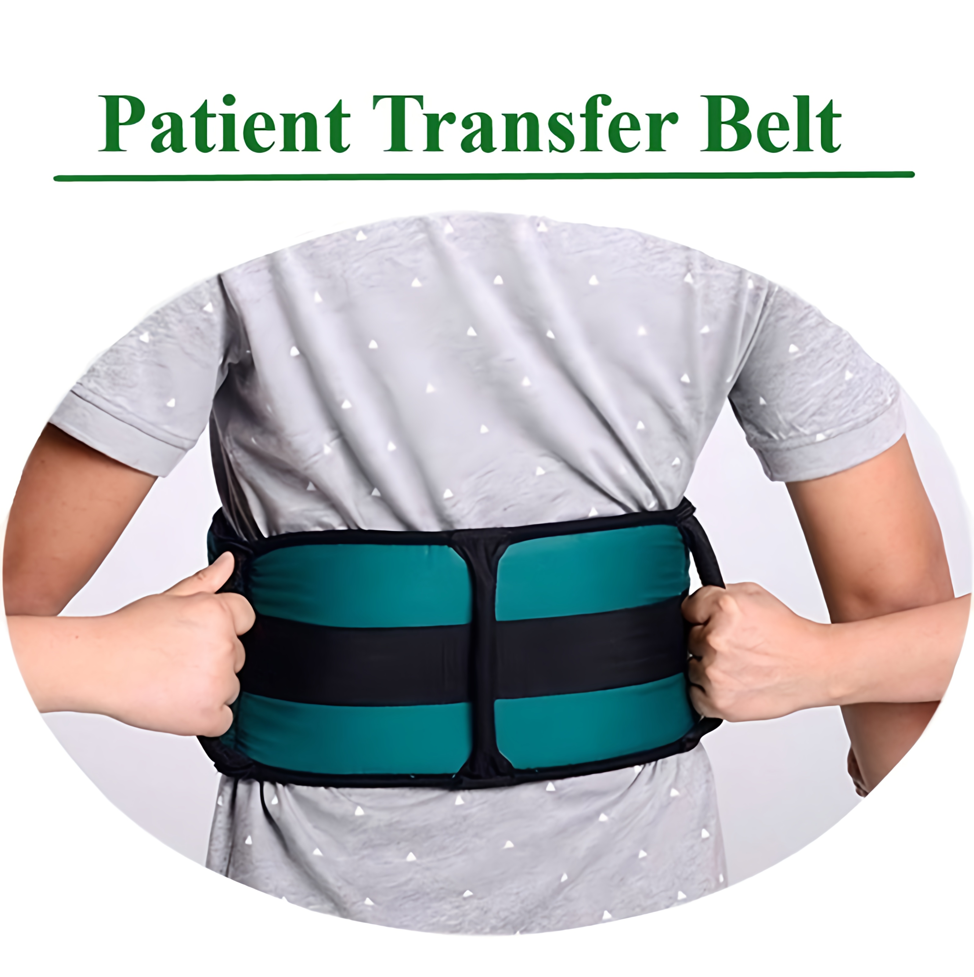 Patient Transfer Belt | Transfer Aids | Dark Green 