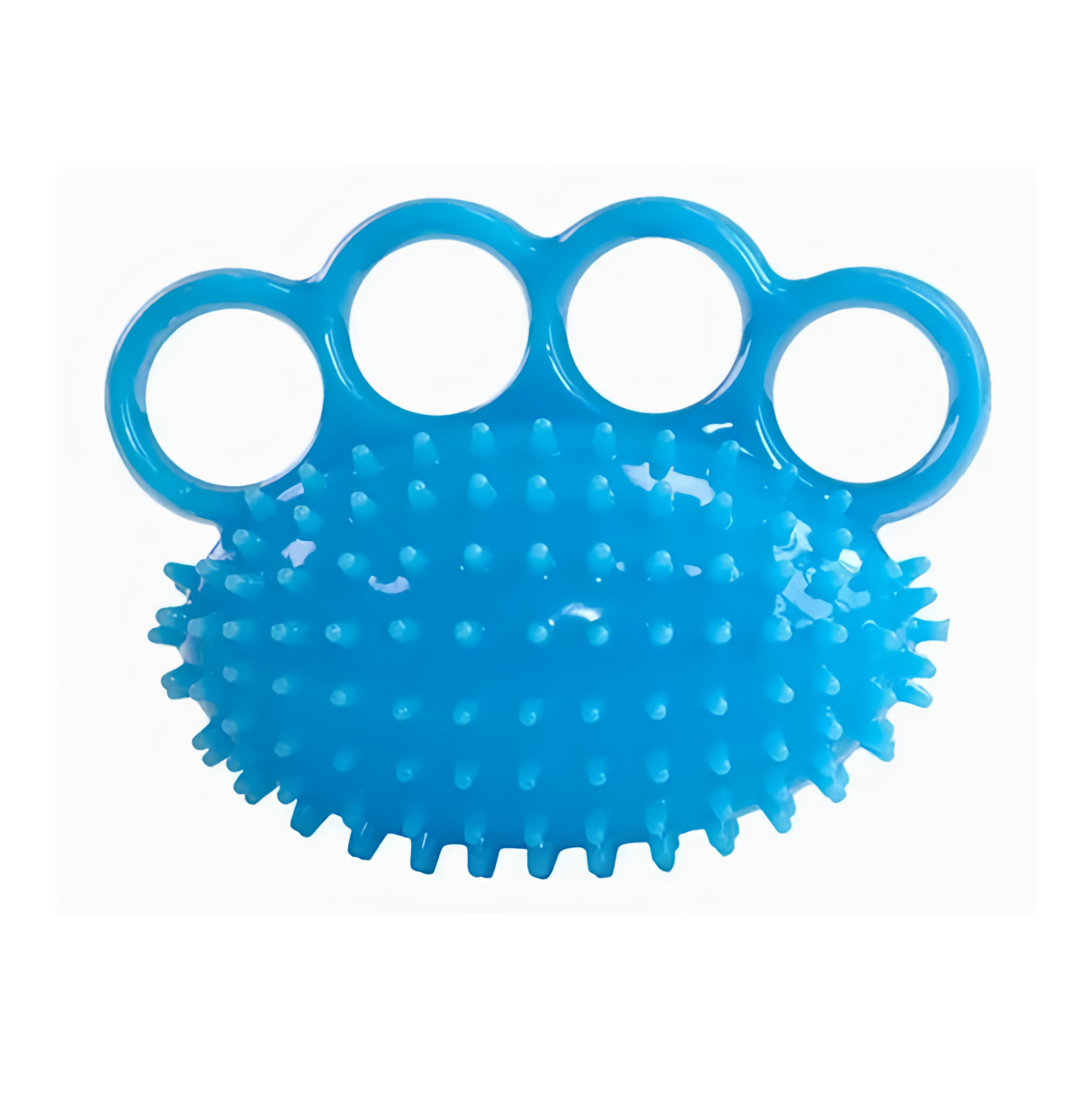 Massage Ball With Prick | Finger Grab Ball | Blood Circulation Aid | Blue Colour 