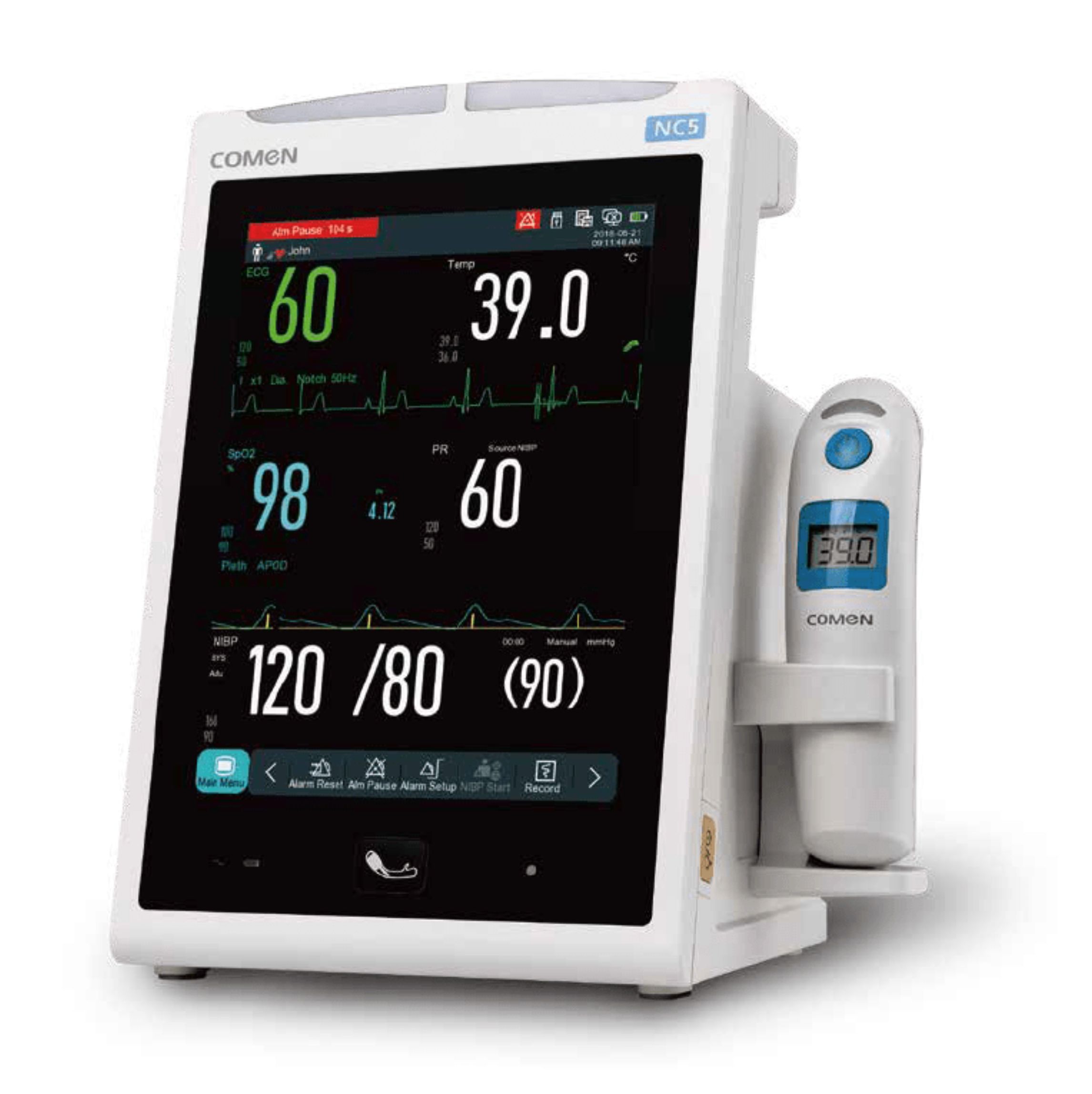 Vital Sign Monitor | COMEN NC5 | Blood Pressure | Pulse Oximeter | Thermometer